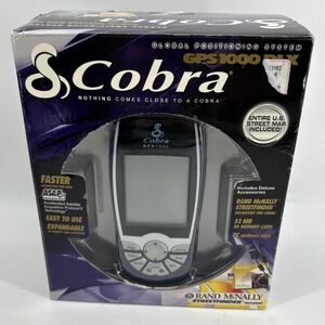 Cobra GPS 1000 DLX Portable‎ Navigation System 32MB Memory NIB